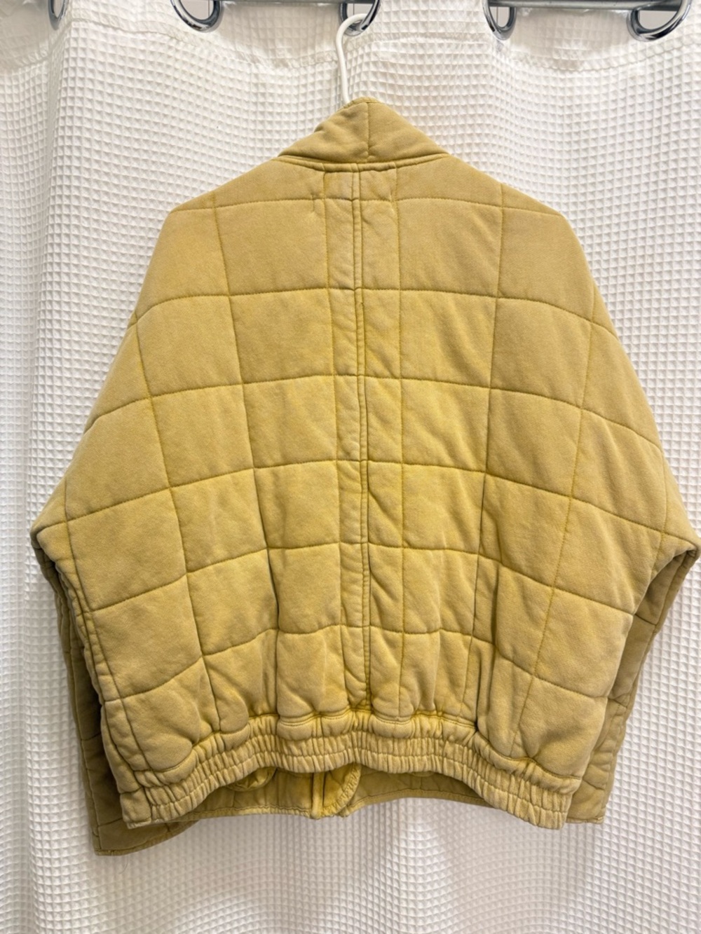 Free People Quilted Zip Jacket in Mustard - Picture 6 of 11